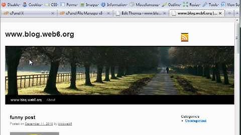 How to add rss icon to twenty ten theme wordpress