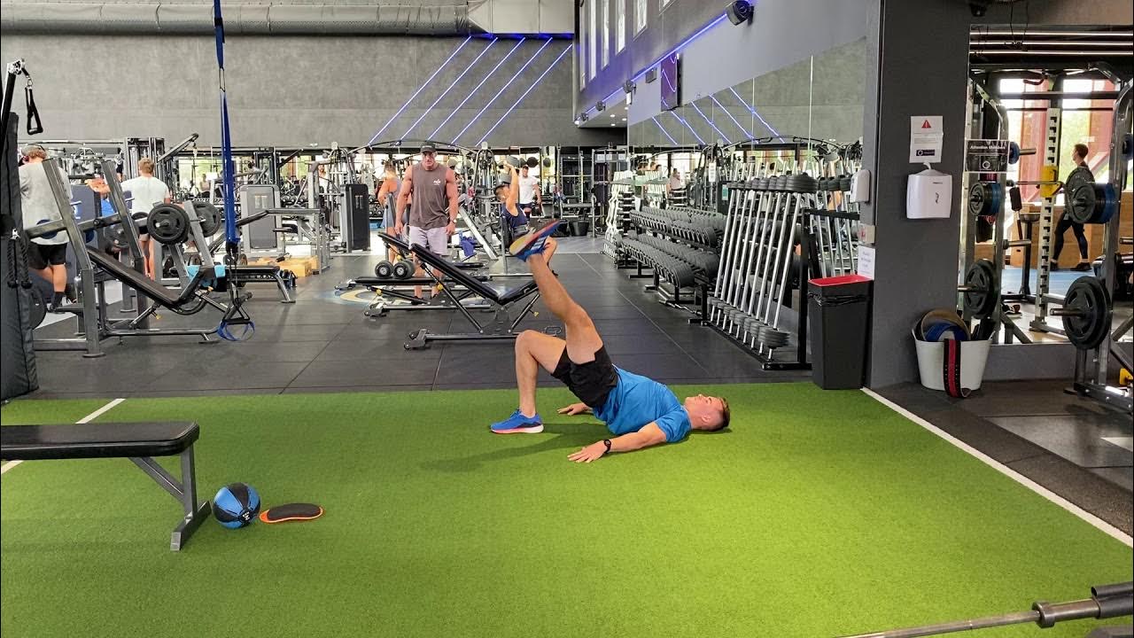 Adductor Phase 2 Single Leg Glute Bridge + Abd/ Adduction YouTube