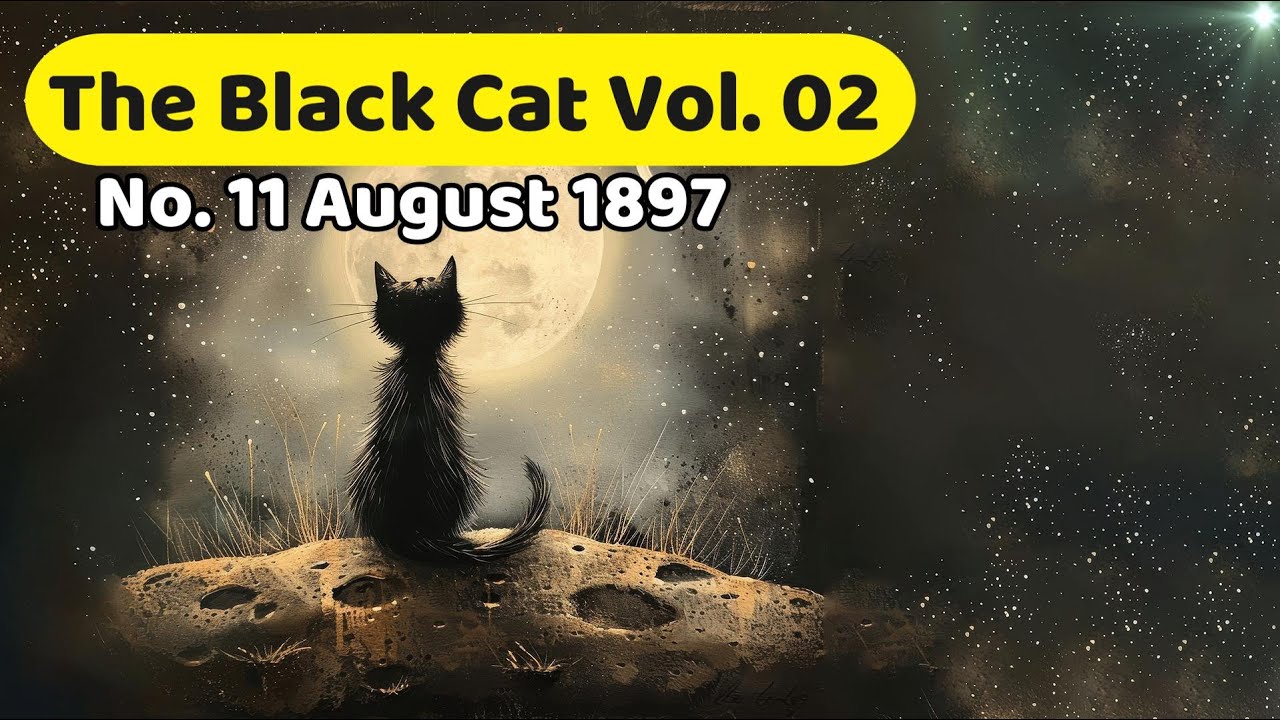 Listen to The Black Cat Magazine Vol. 02 No. 11 August 1897 | Black Screen for Deep Sleep