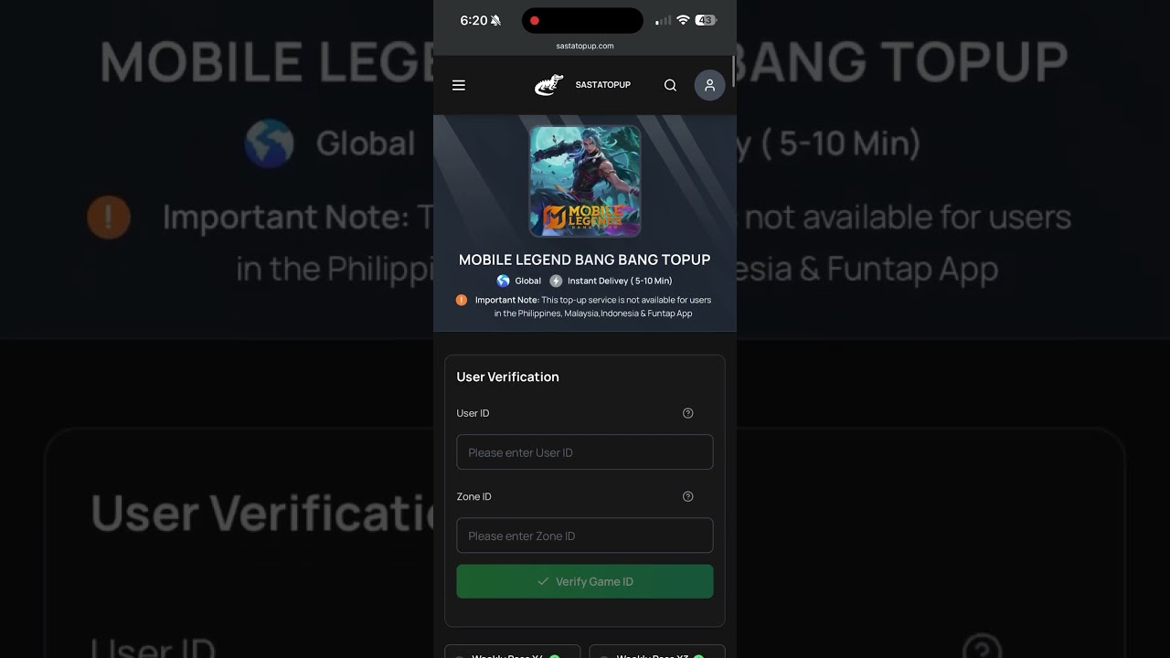 How to Top Up MLBB Diamonds Fast & Instant Delivery Safe & Easy🔥 www..com 