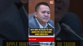 LAYAK DIBLOKIR! APPLE MINTA TAX HOLIDAY 50 TAHUN DI INDONESIA #SHORTS
