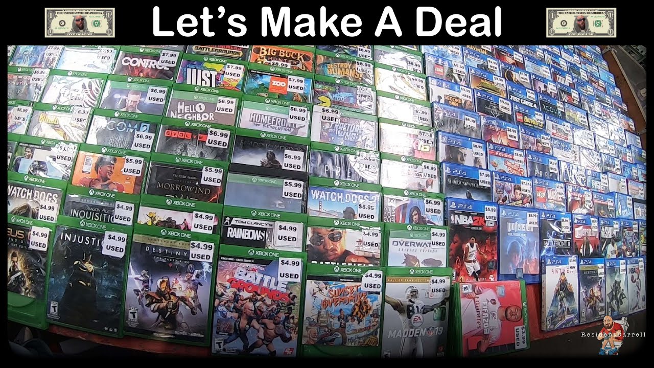 Buying Bulk Games at the Flea Market YouTube