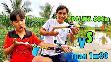 Câu Cá Bằng Cần Câu Dai Wa Kim Loại 150k Đại Chiến Cần Câu Máy Ngang TiTan 580k