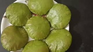 पालक  पुरी | palak Puri | easy way to make palak puri  | food | recipe | Rojana Recipe