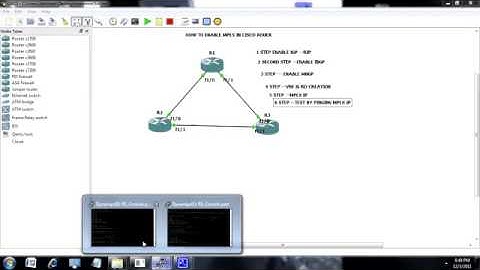 MPLS CONFIGURATION ON CISCO ROUTER  avi   YouTube