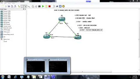 MPLS CONFIGURATION ON CISCO ROUTER  avi   YouTube