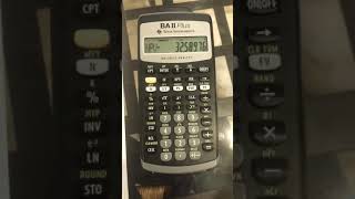 Calculate IRR on BA Plus Calculator
