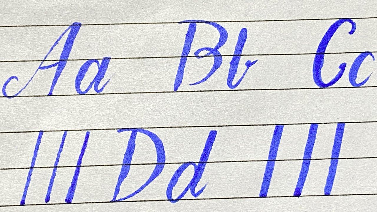 How to use cut marker || all English letters || 