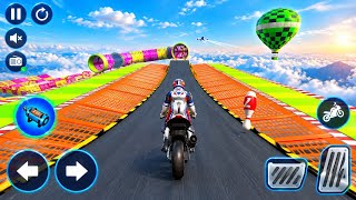 Ramp Bike Games: Bike Stunts 🏍️🔥 | Extreme Mega Ramp Jumps & Impossible Tracks 😱 | Android Gameplay screenshot 2