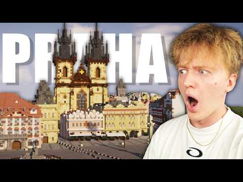 Postavili CELÉ ČESKO A SLOVENSKO v MINECRAFTE !!!