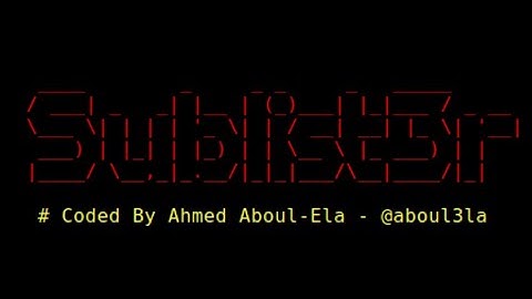 Sublist3r OSINT tool