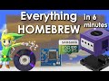 Everything GameCube Homebrew in 6 Minutes!