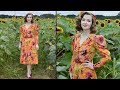 A Floral Autumn Dress : Sewing Vlog