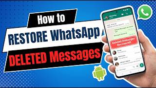 ✅ كيفية استعادة بيانات واتساب والرسائل المحذوفة | كيفية استعادة محادثات واتساب المحذوفة screenshot 3