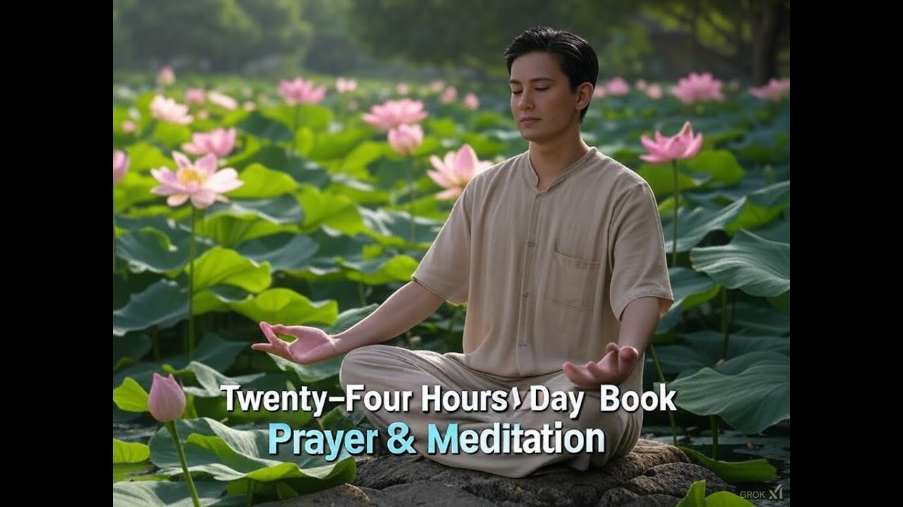 Twenty-Four Hours A Day Book– January 24 - Daily Reading - A.A. - Serenity Prayer & Meditation