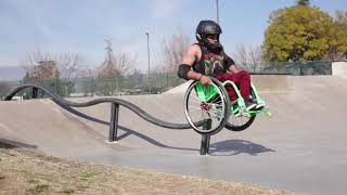Трюки на инвалидной коляске 6.0/WCMX