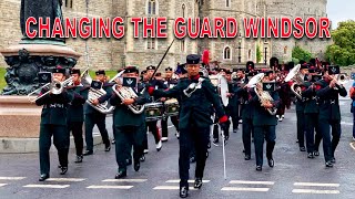 CHANGING THE GUARD WINDSOR! BAND OF THE BRIGADE OF GURKHAS | 10th May 2022 | WINDSOR CASTLE