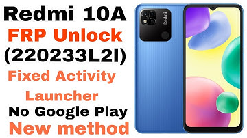Redmi 10A : Gmail Account Bypass (without pc) - 100% WORKING METHOD -