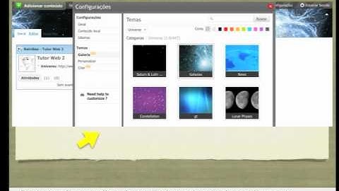Screen 9 - Como configurar o tema de suas paginas no netvibes