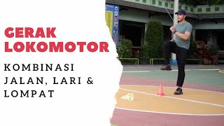 Materi Belajar Online PJOK SD Gerak Lokomotor Kombinasi Jalan, lari & Lompat