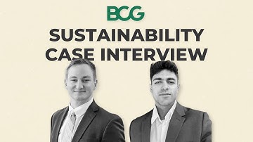 BCG Sustainability Case Interview Example