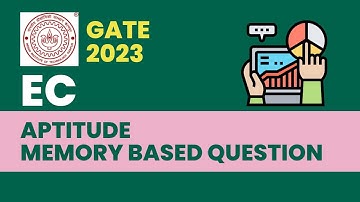 GATE 2023 EC aptitude solution | Memory based questions GATE 2023 | #gate2023 #gate2023solution