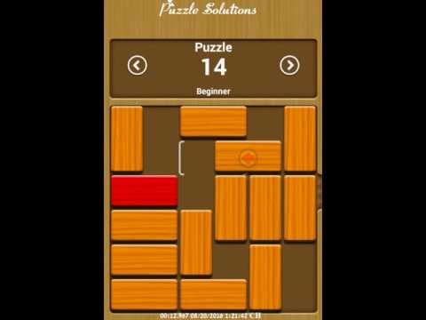 Unblock me Relax mode Puzzle 14 - Walkthrough