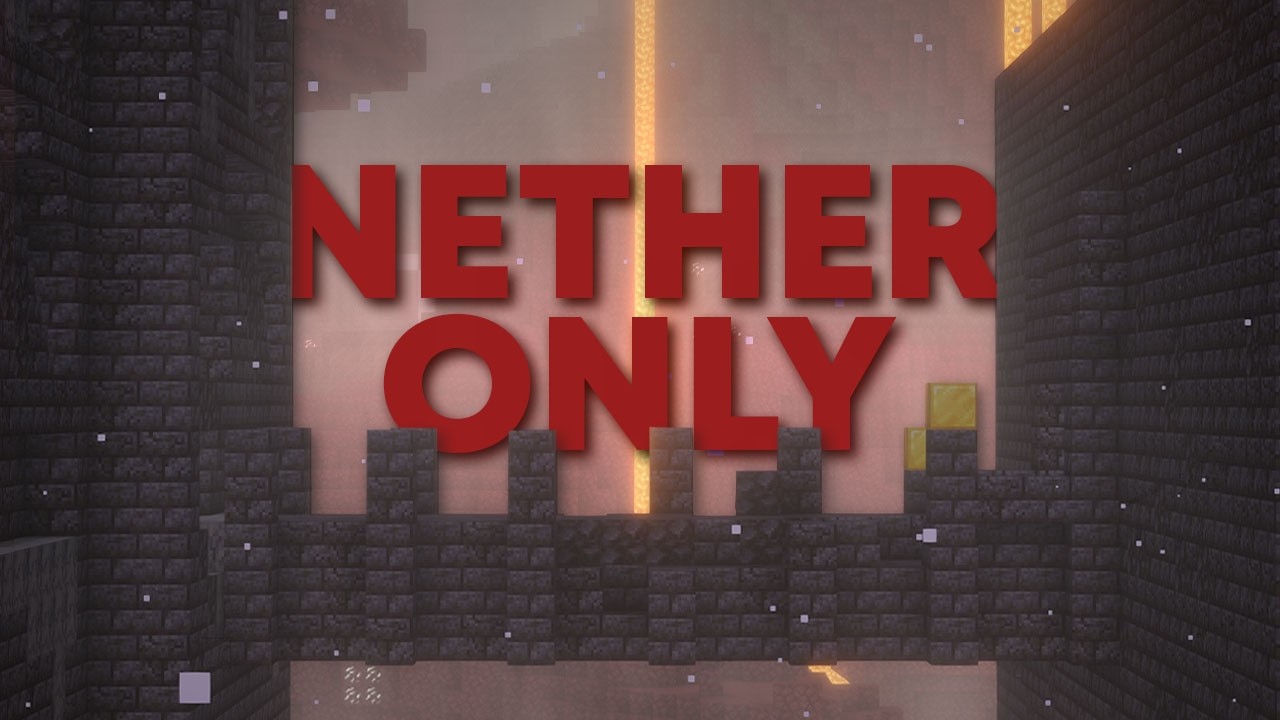 Beating Minecraft, But I Am TRAPPED In The Nether.. - YouTube