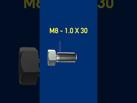 Video: M30 Hex Head Bolt Dimensions