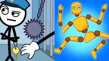 Thief Puzzle vs Ragdoll Break - Satisfying ASMR Gameplay All Update Levels