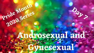 Pride Series Day 7: Androsexual and Gynesexual