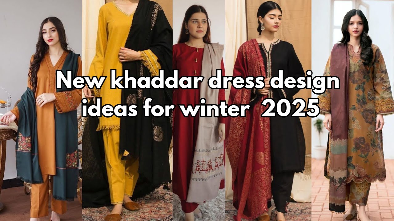 khaddar dress design 2025 New ideas for winter || new khaddar dress design 2025 Eileen Fisher Organic Cotton stylish khaddar suit design Size:AU8 size_9-5-d-m