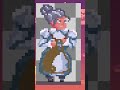 Pixel Art Character Design Time lapse! Esmeralda Gin our indie games head Alewife! #drawingtutorial