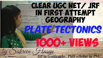 GEOGRAPHY- UGC NET/JRF - SAKREEN HASAN