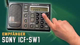 Sony ICF-SW1 📻 Mini Weltempfänger aus den 80ern