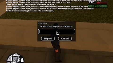 Hacker caught on tape SA:MP