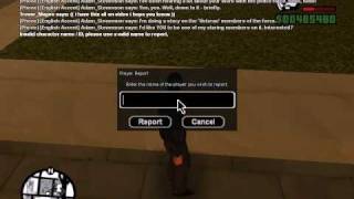 Hacker caught on tape SA:MP