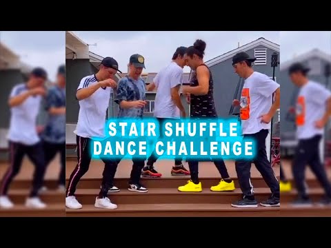 5 DANCER STAIR SHUFFLE CHALLENGE!!