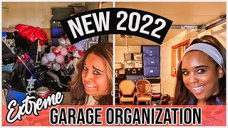 NEW✨2022 EXTREME CLEAN/DECLUTTER W/ ME! REALISTIC GARAGE ORGANIZATION AND MAKEOVER! OUT WITH THE OLD