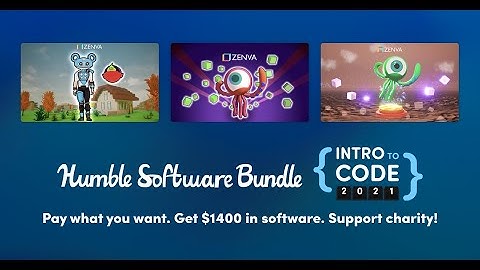 Humble Bundle ~ 2021 Intro to Code by Zenva Software Bundle ~ March 2021 😍💜😍