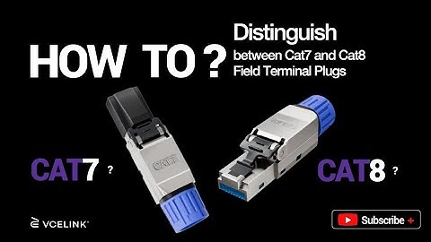 Cat7 VS. Cat8 Field Termination Plugs- What