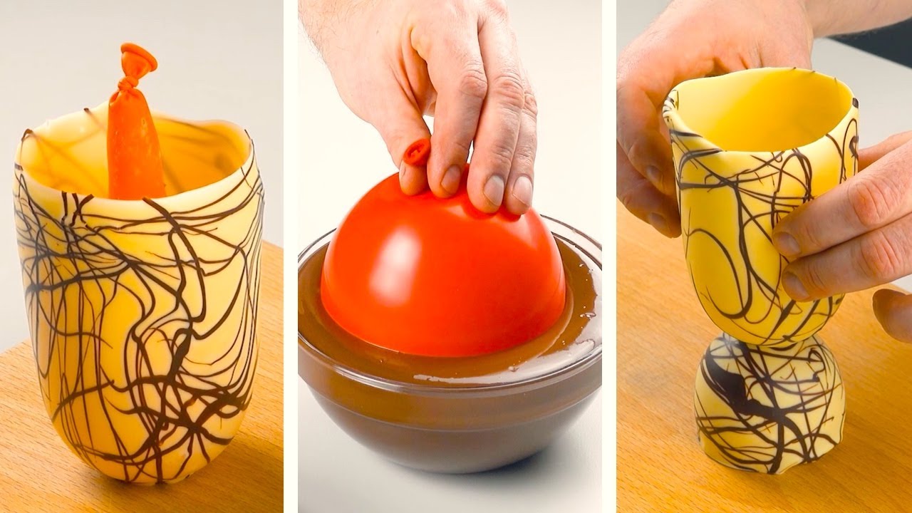 Coppette bicolore al cioccolato, facili e veloci da preparare!