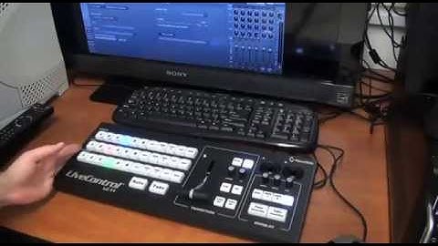 Tricaster tutorial Live Control Switcher