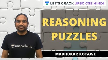 Puzzles in Reasoning (Part-2) | UPSC Strategy | Prelims 2020 | Let