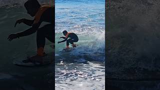 【今日の波 スキムボード】@natsumiskim skimboarding 久々の良い波