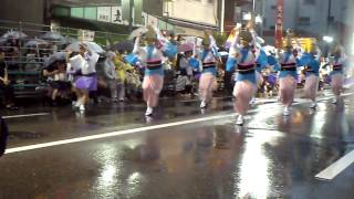 20120813大雨どしゃぶり阿波踊り2日目