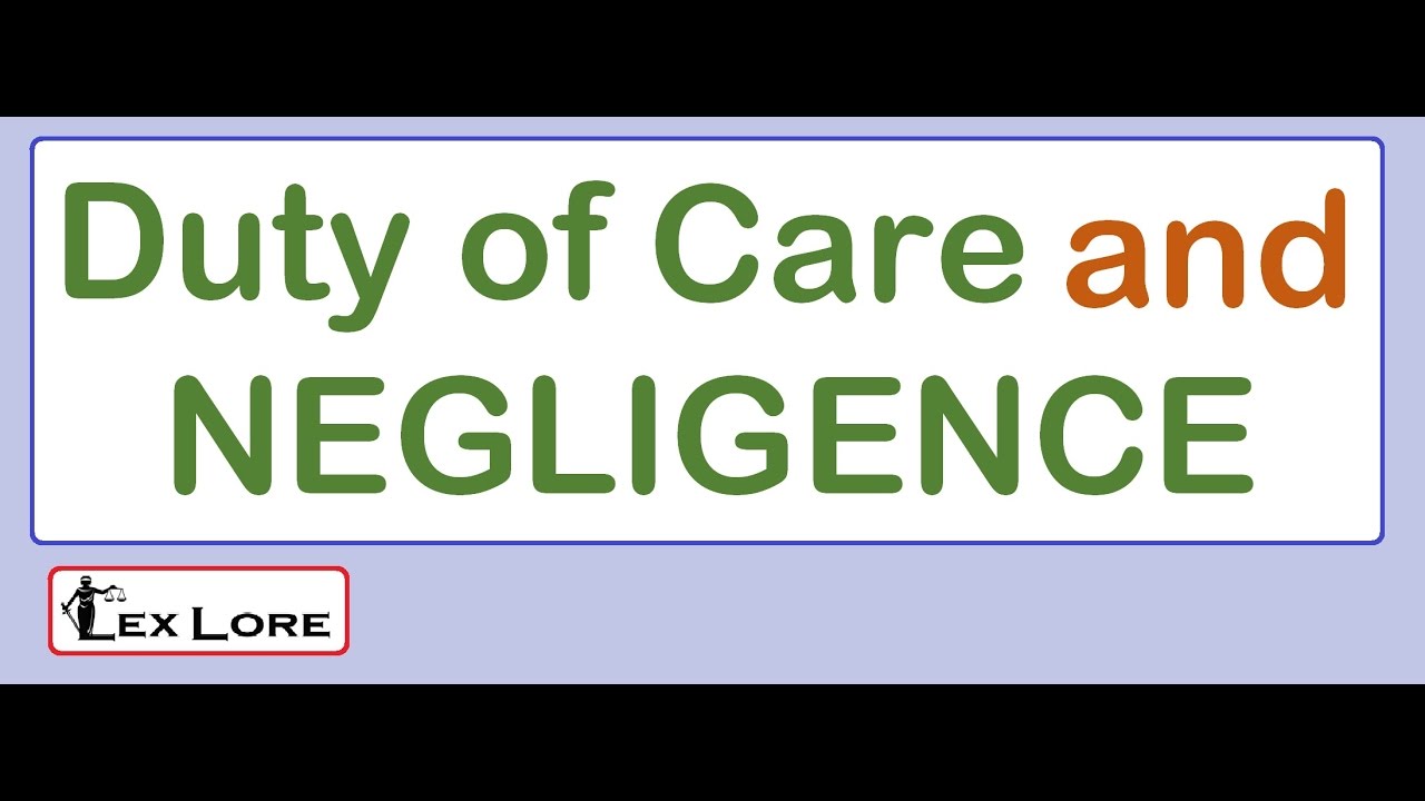What Is The Test For Duty Of Care? Unveiling The Legal Standard