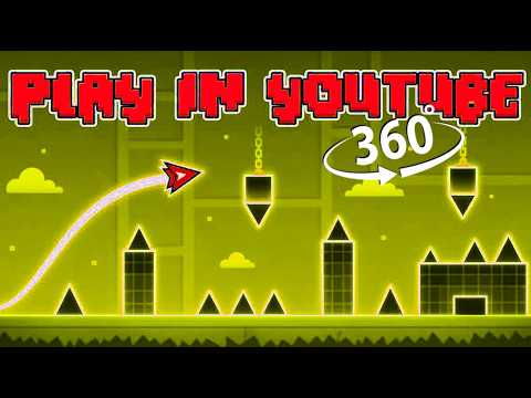 This Video IS A GAME | Geometry Dash Level inside YouTube! *Mobile & PC*
