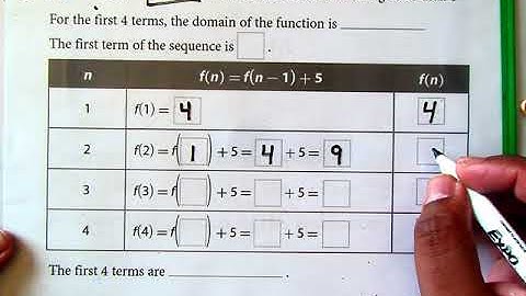 4 1 Generating Sequences Using a Recursive Rule part 1