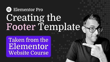 Build an Elementor Footer Template
